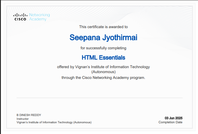 Web Certificate